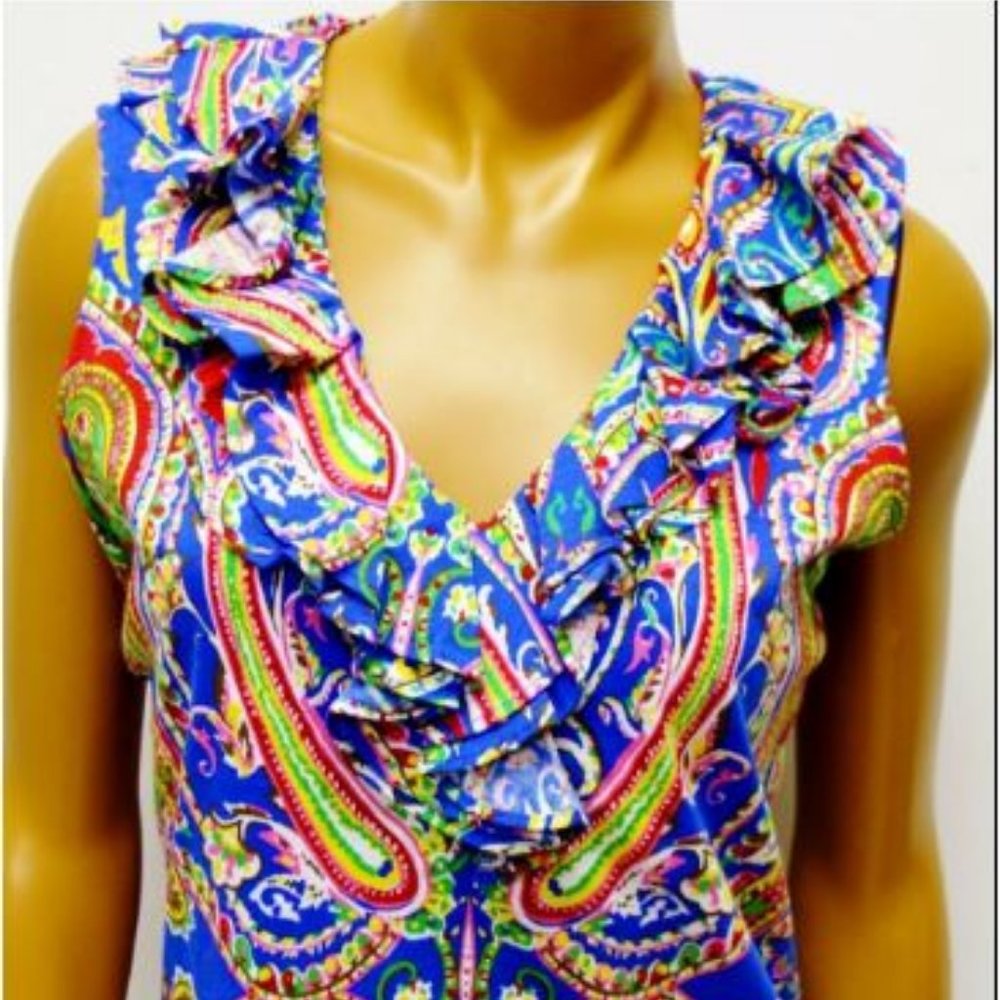 NWT Ralph Lauren Ruffle Top
